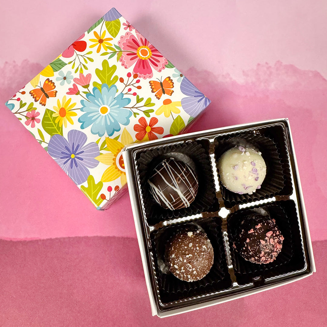 Spring Truffle Gift Box 4 Pack