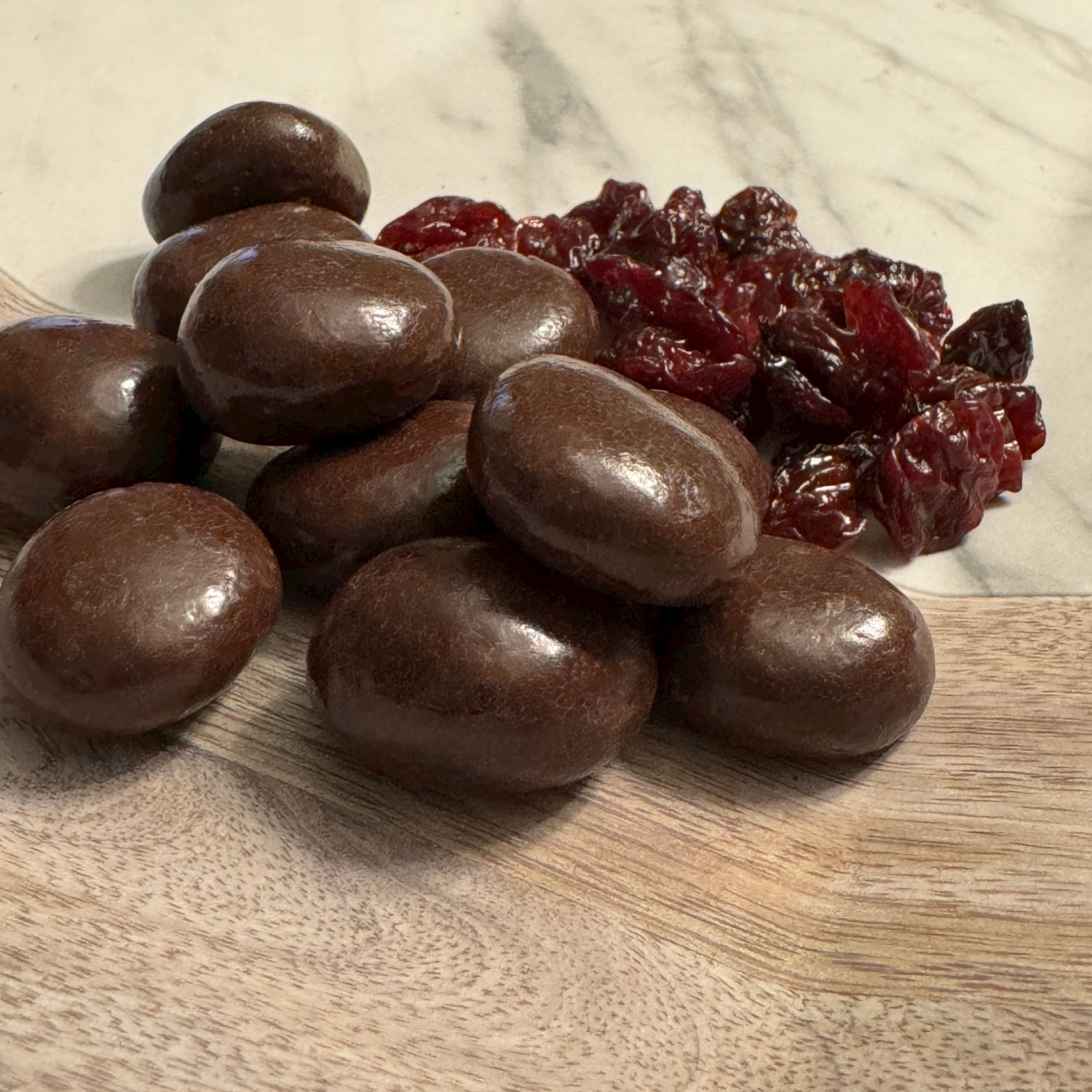 72% Dark Chocolate Covered Dried Cherries