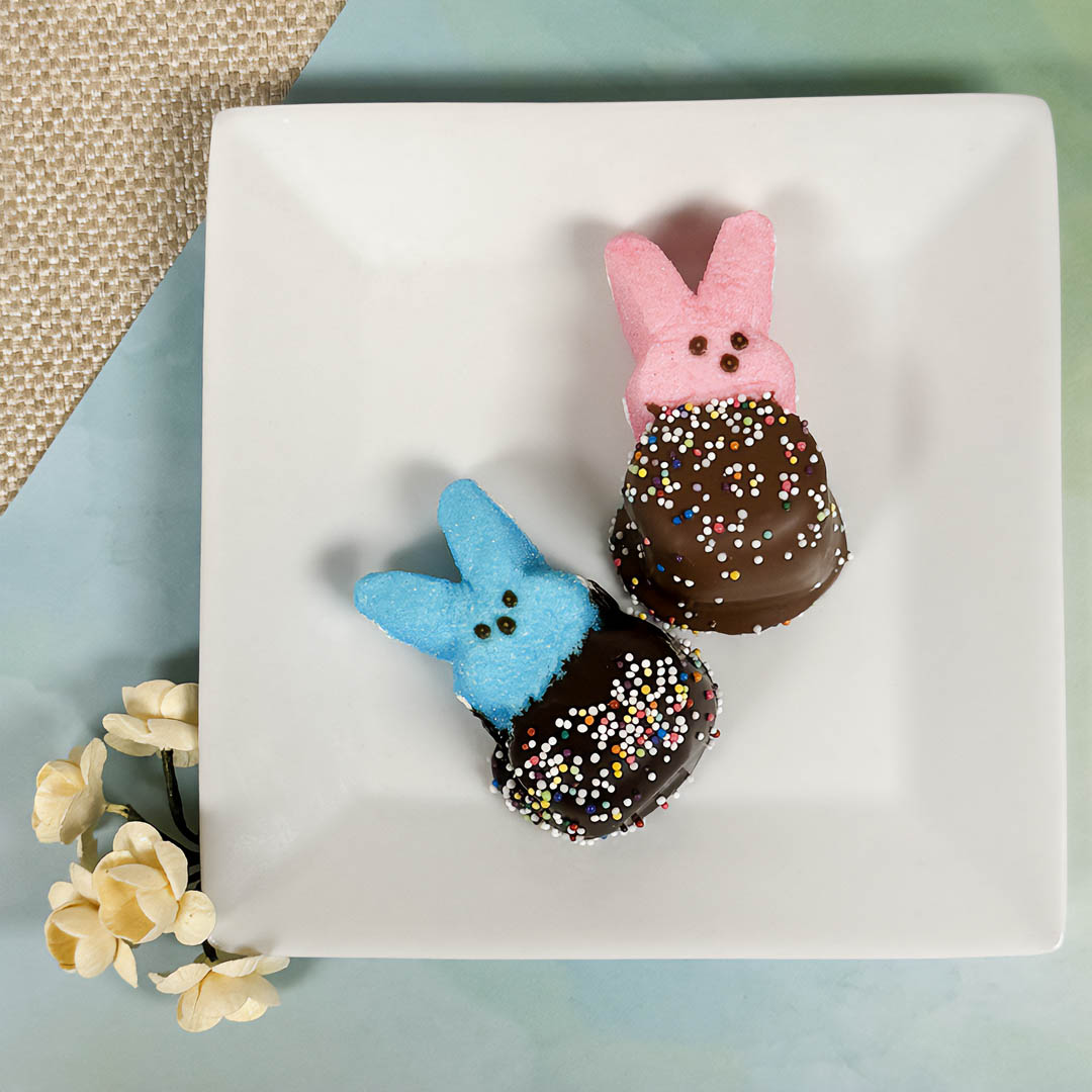 Marshmallow Rabbit , chocolate dipped