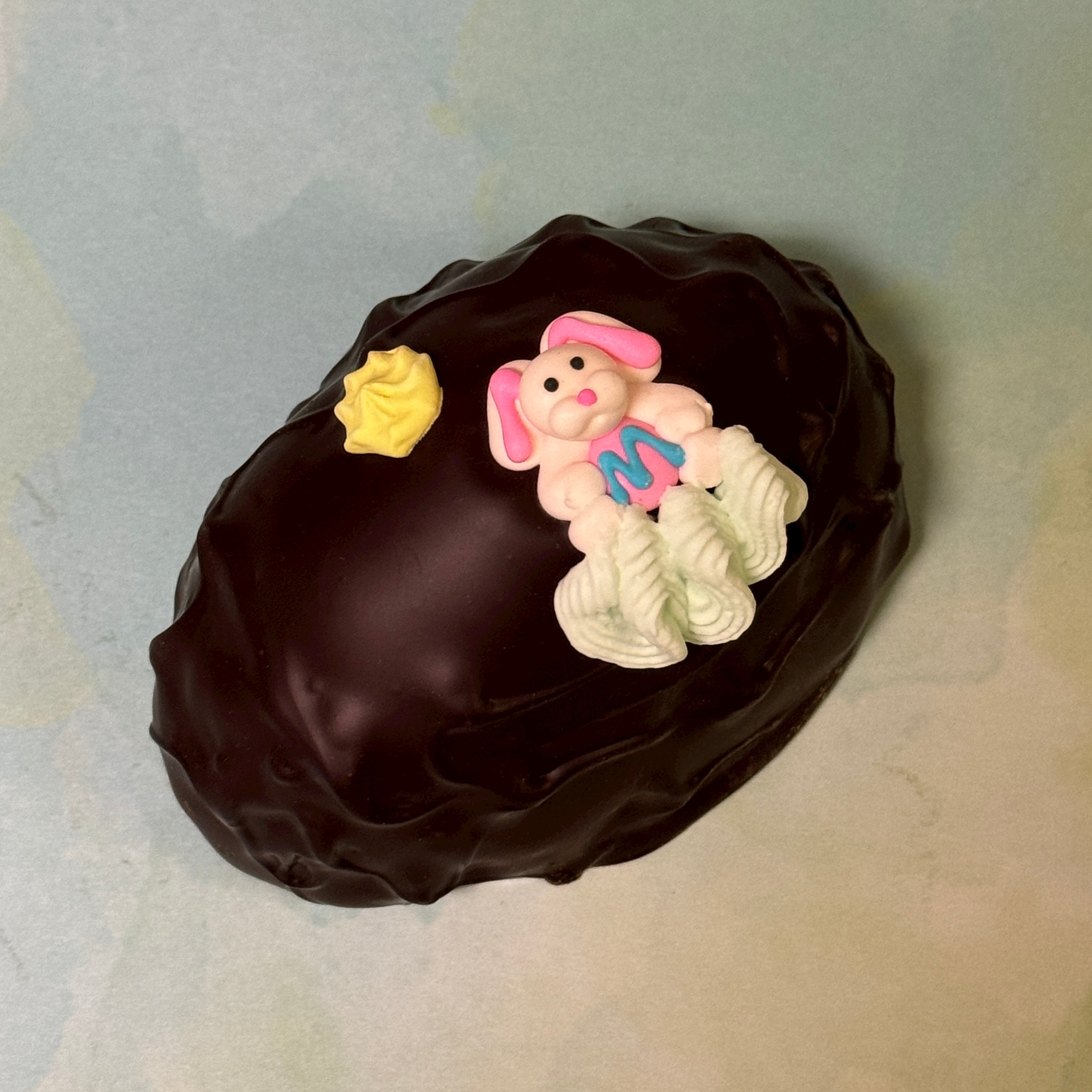 Lore's Chocolates - Butter Cream Easter Egg-Dark chocolate-milk chocolate-most popular Easter egg-hand decorated-best butter cream Easter Egg in Philadelphia