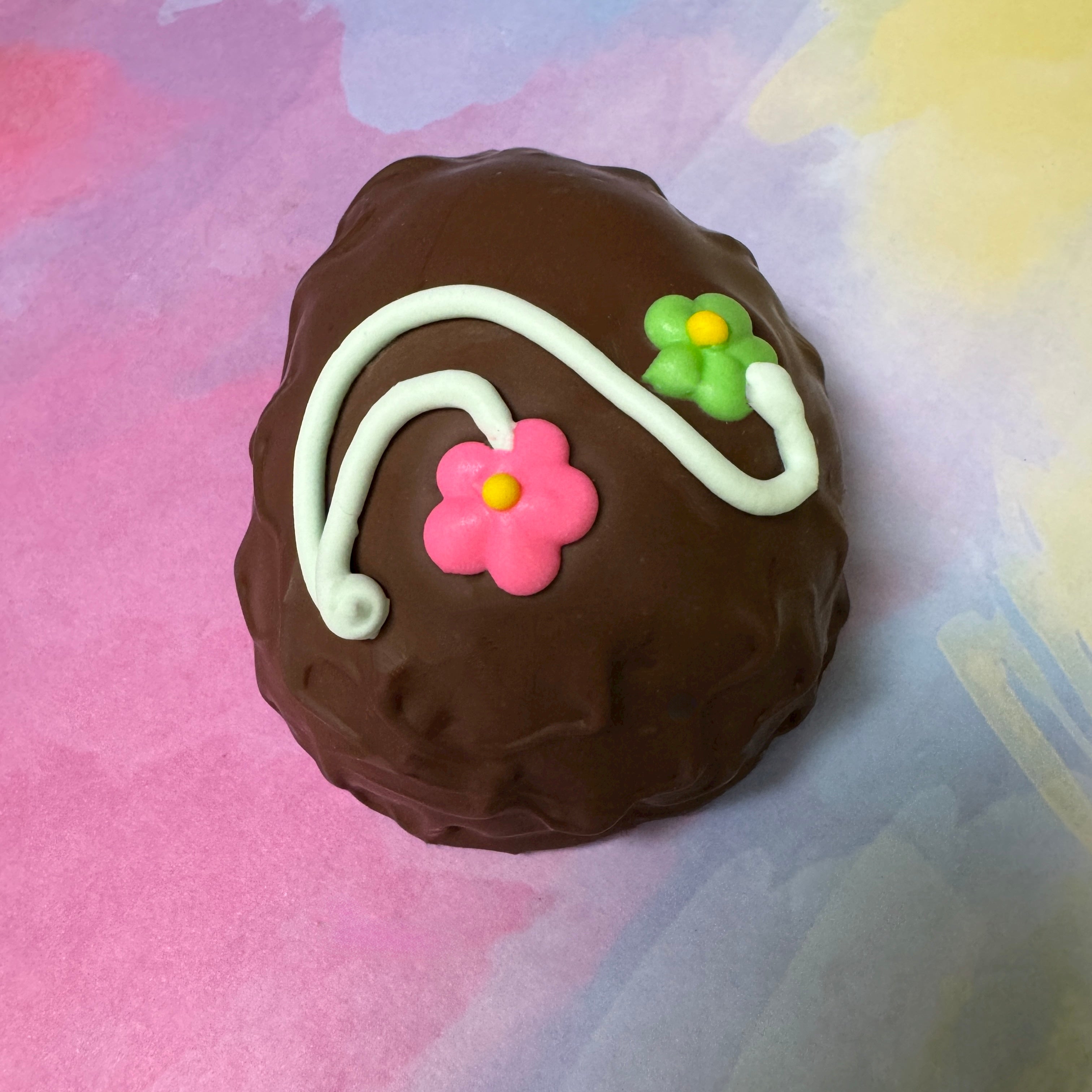 Lore's Chocolates-hand made-Peanut Butter filled Easter Egg- Dark roasted Peanut Butter- Milk Chocolate Coated-3 sizes