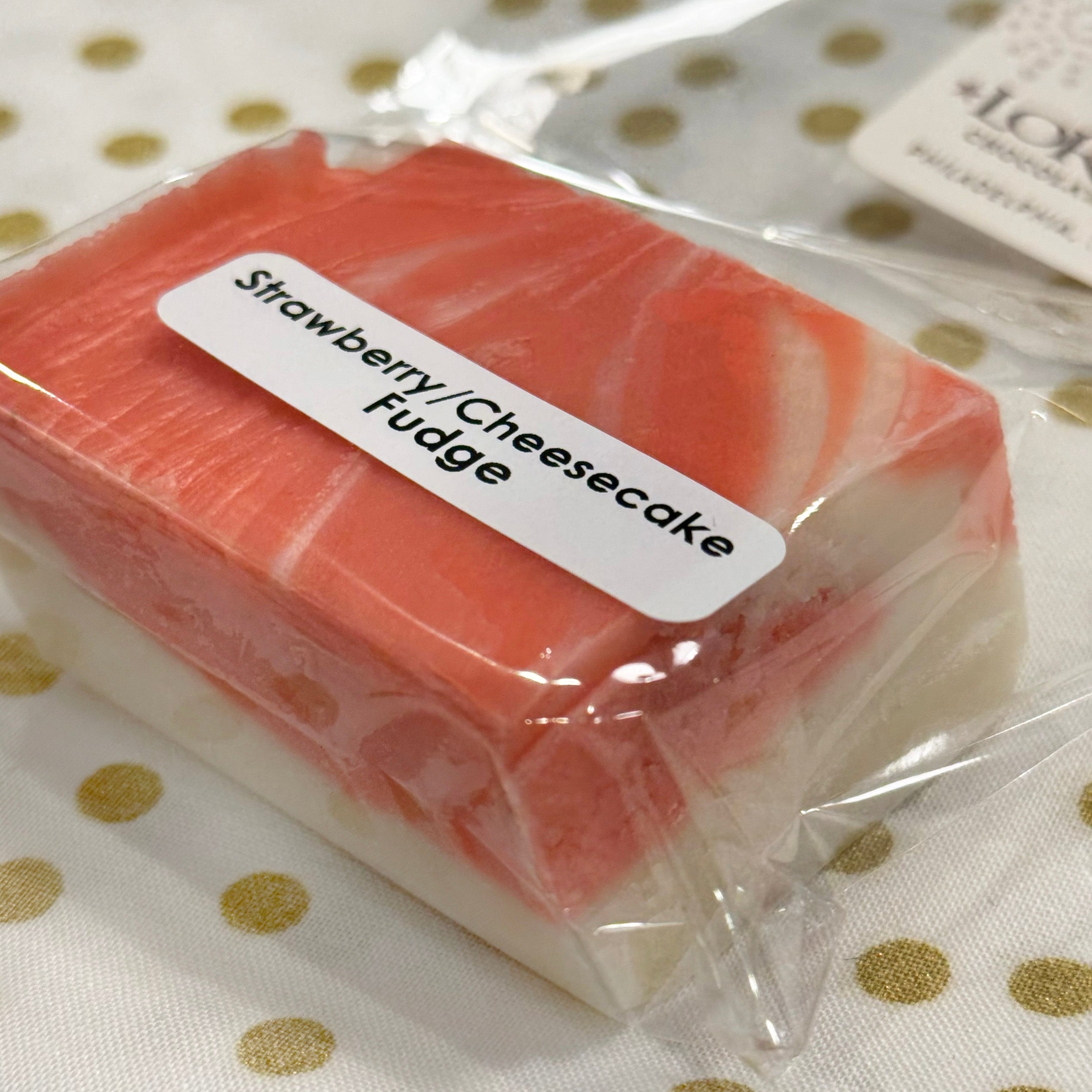 Strawberry Cheesecake Fudge