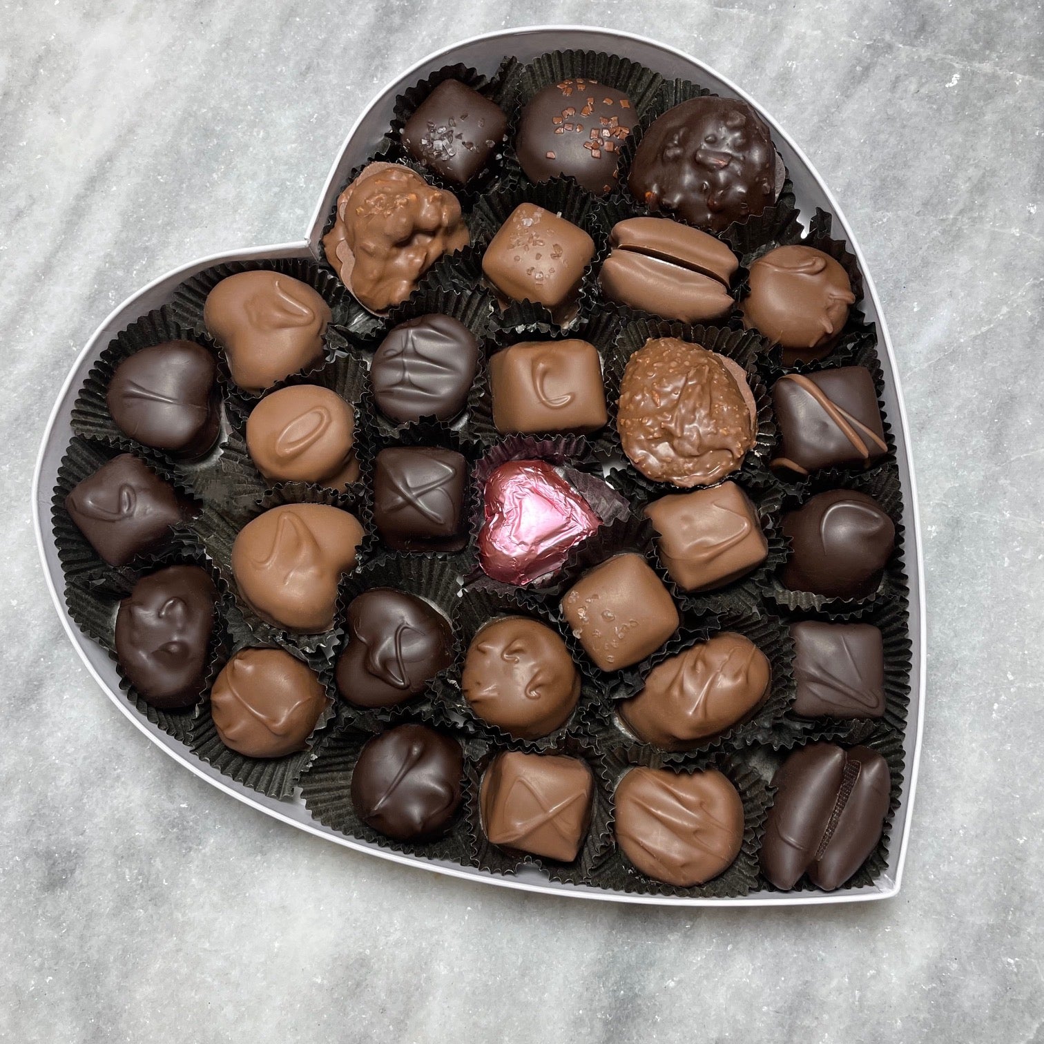 Red Quilted with Hearts