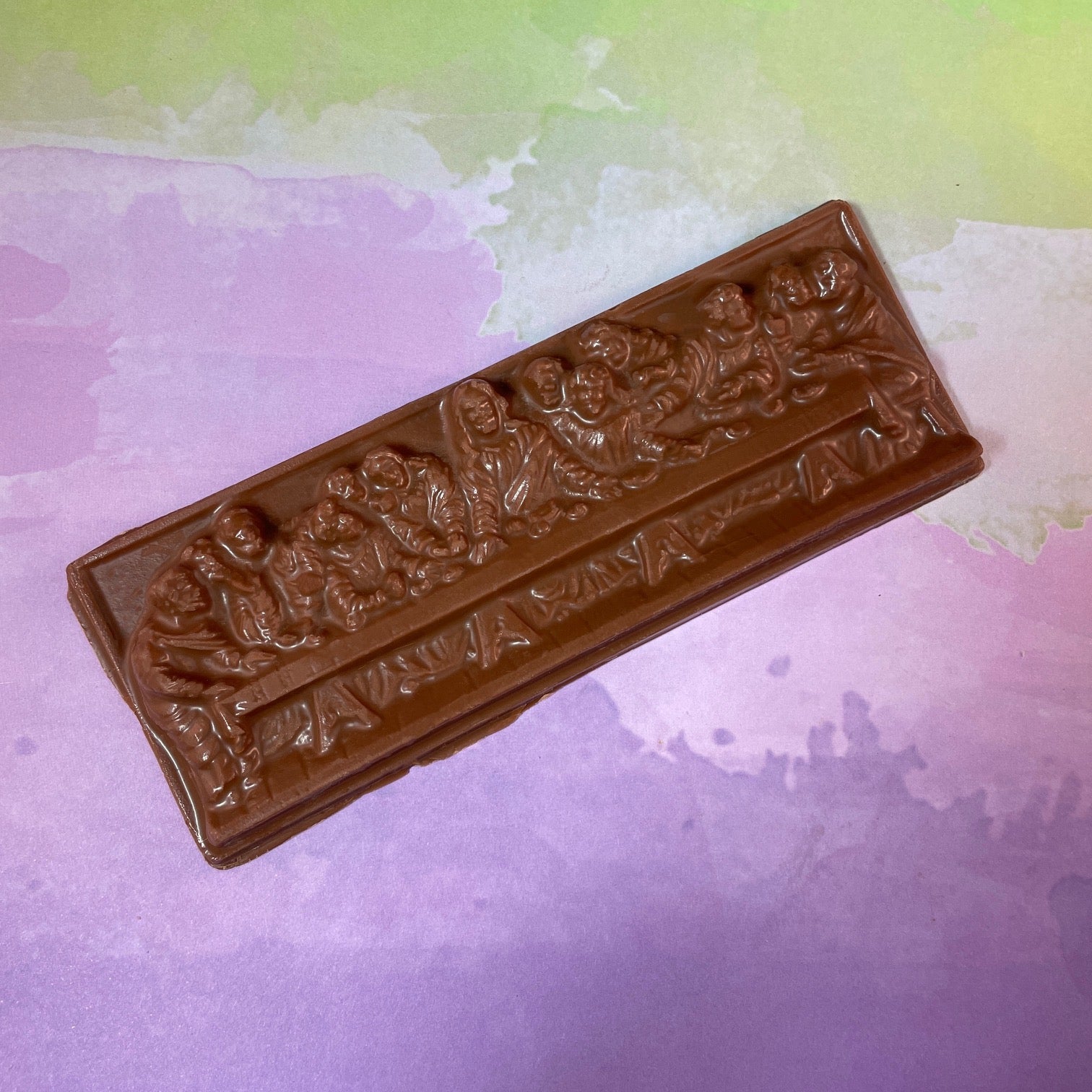 Solid Chocolate Last Supper - Milk or Dark chocolate.