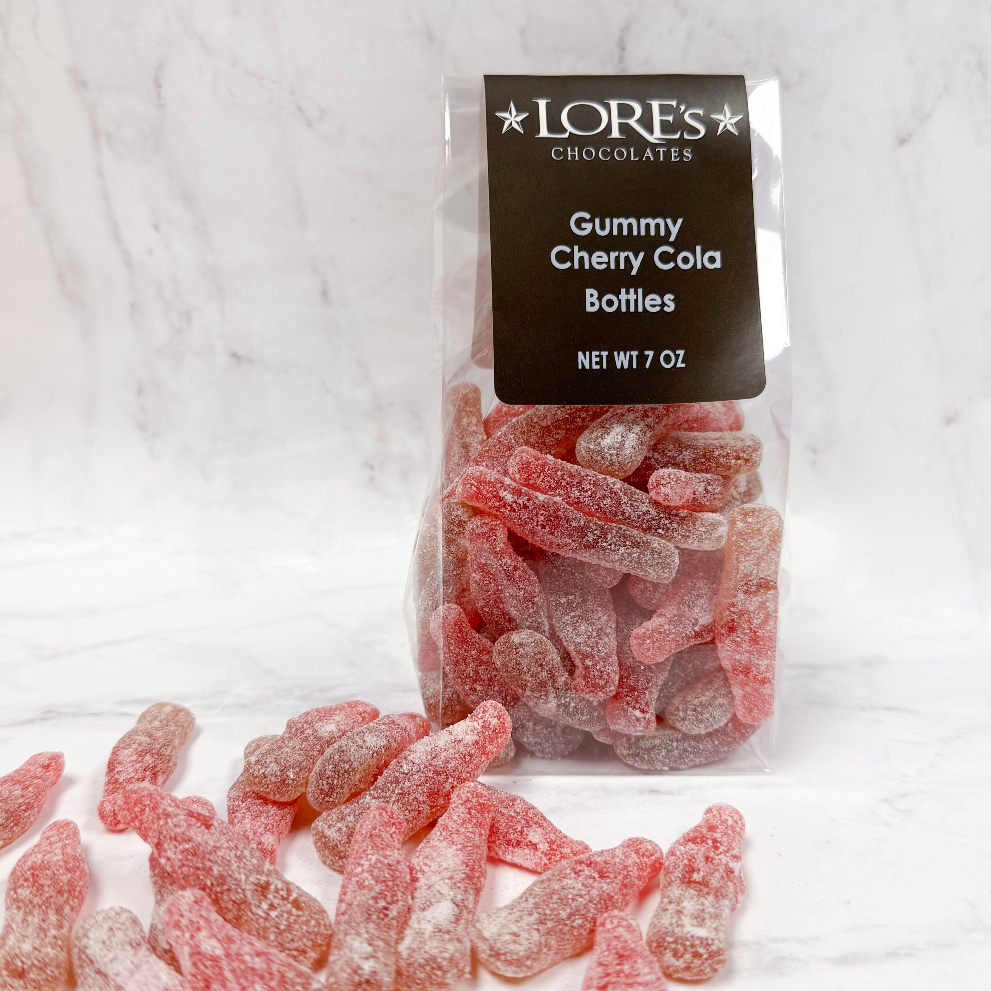 Gummy Cherry Cola Bottles