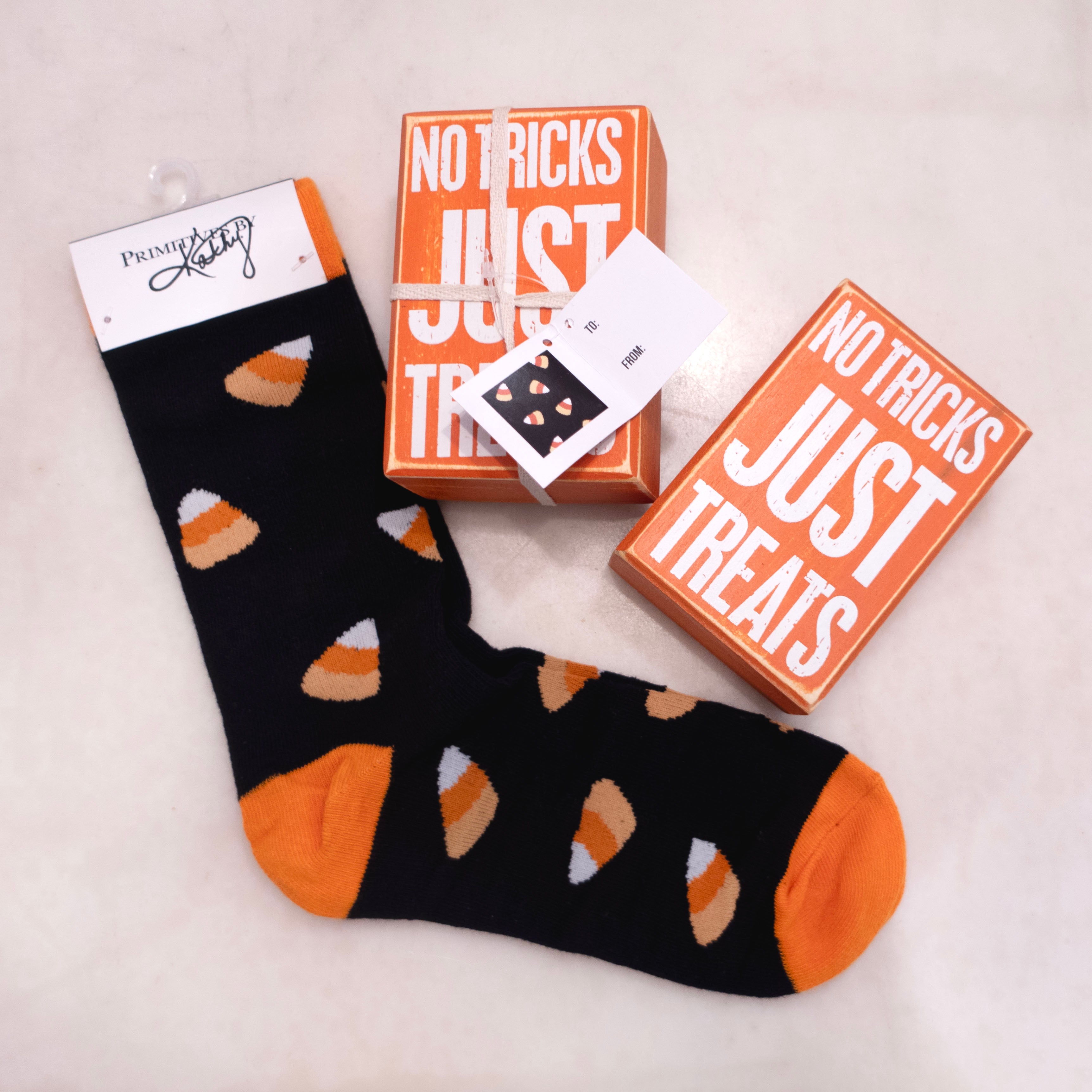 Halloween Socks & Sign Gift