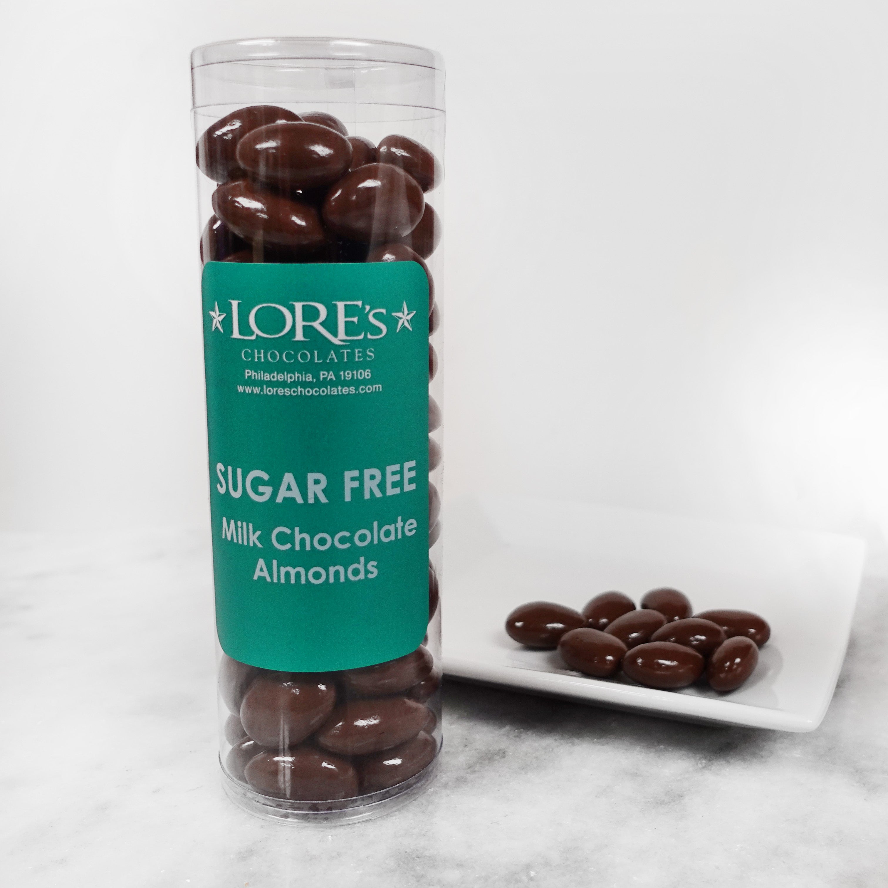 Sugar Free Milk Chocolate Almonds Panned