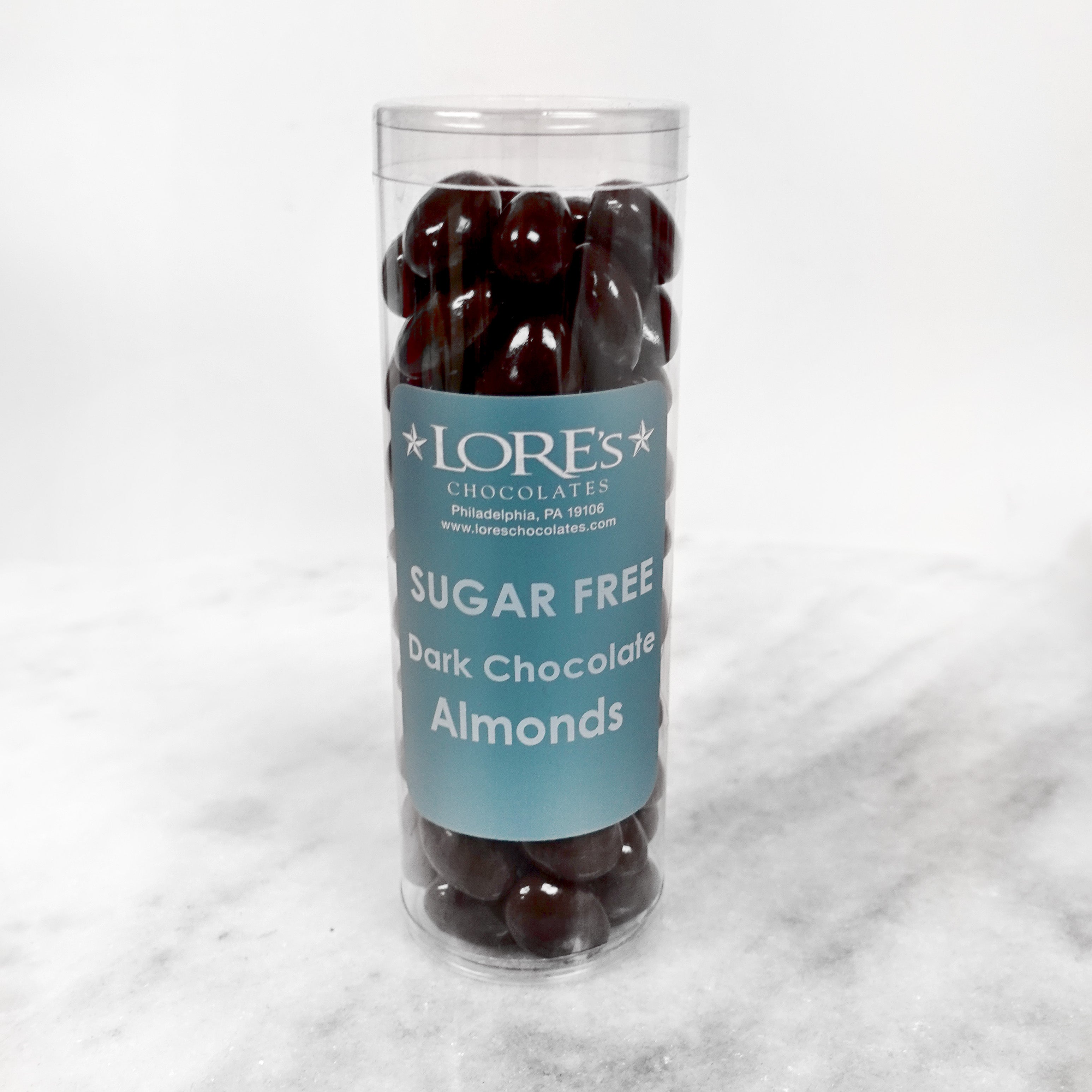 Sugar Free Dark Chocolate Almonds  Panned