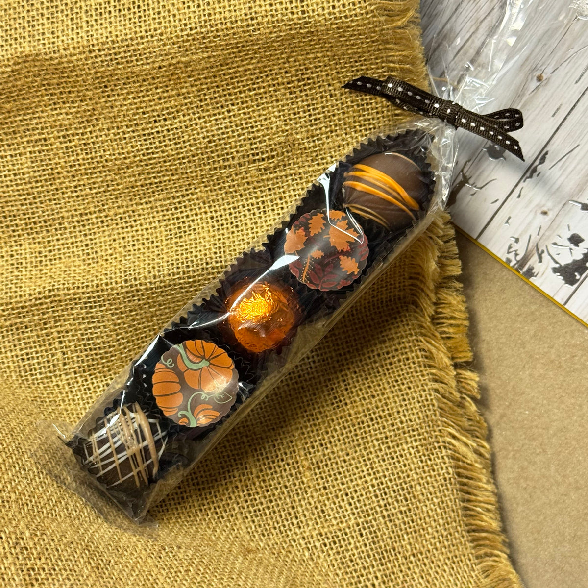 Assorted Fall-themed Chocolate Truffle Sleeves