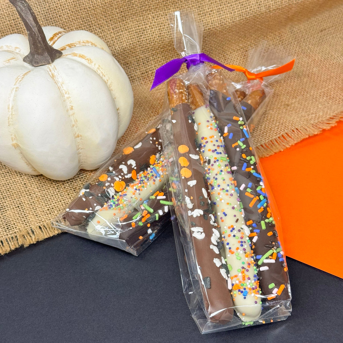 Assorted Fall Pretzel Rods
