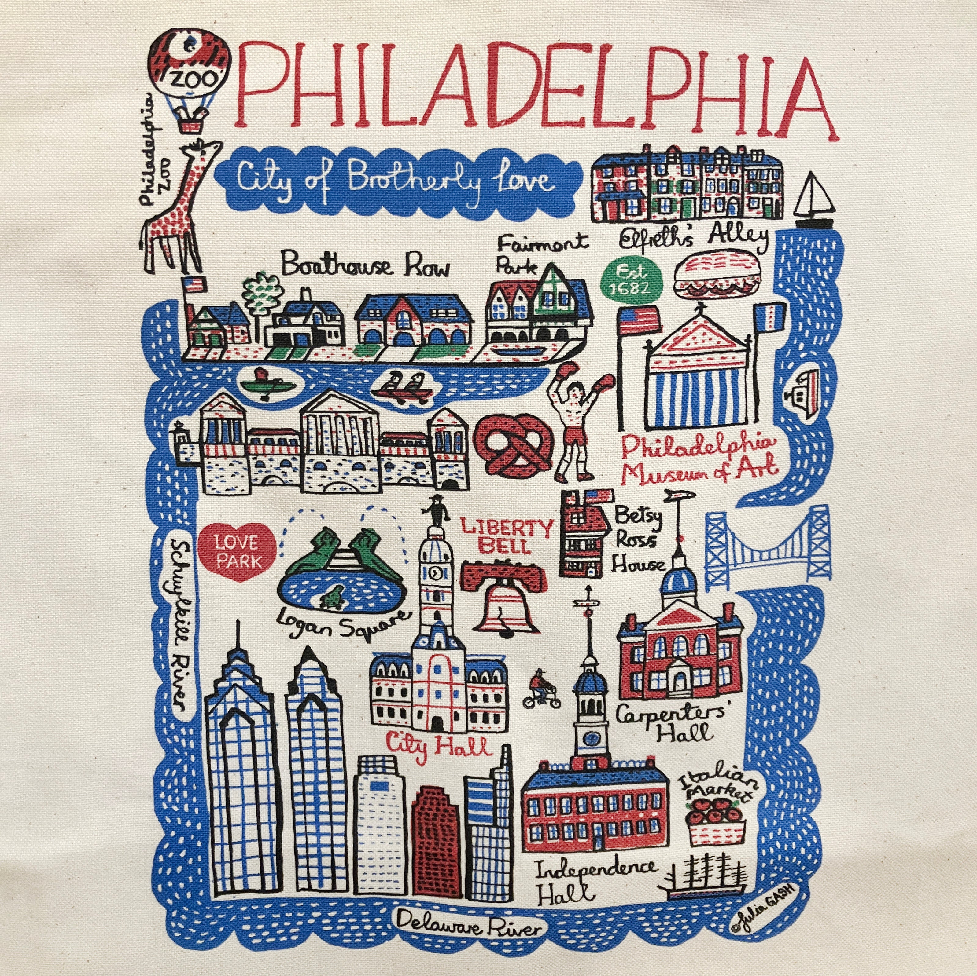 Philadelphia Icons Tote Bag