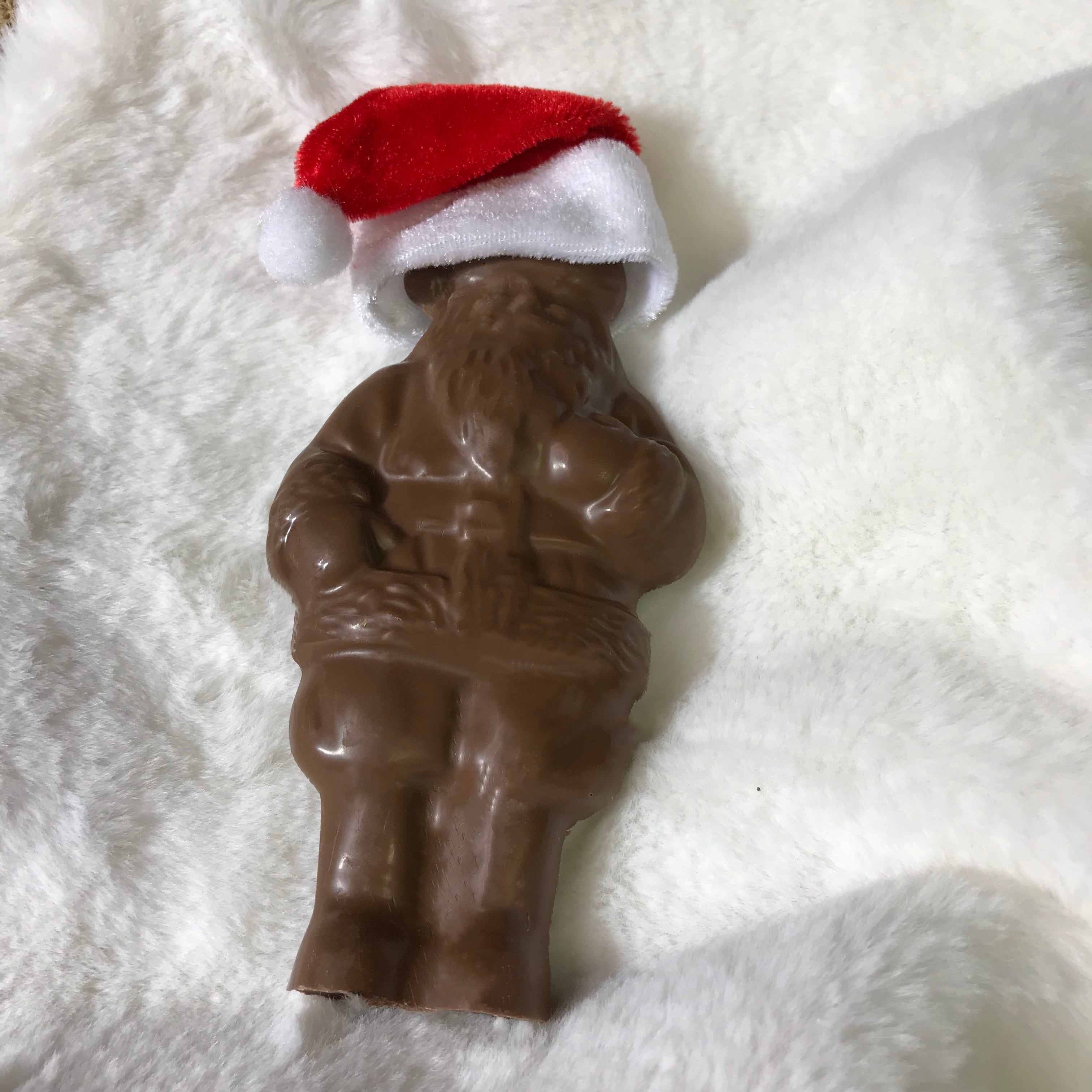 Solid Santa, Clear Cello 5 oz