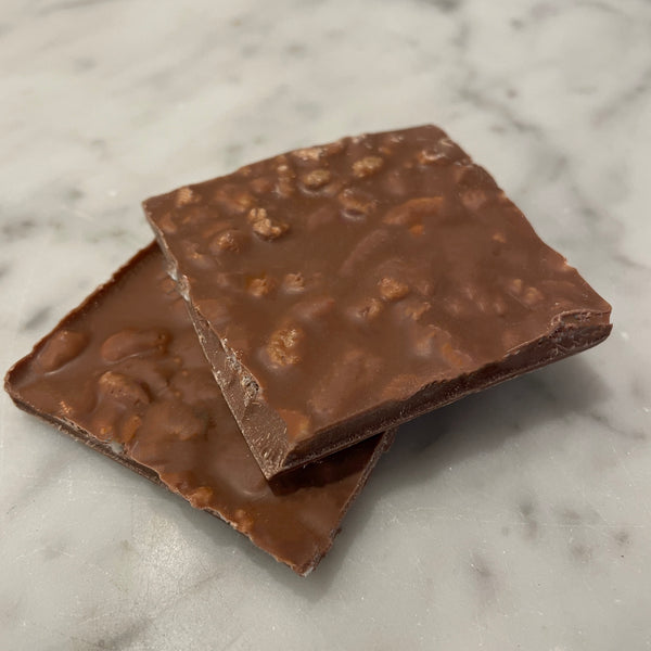 Rice Crispy Milk Chocolate Bark